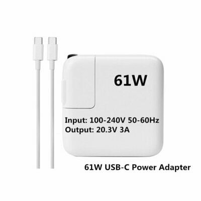 Cargador Original  Apple USB Tipo C / USB-C 61W A1718 , MNF72LL/A , MNF72Z/A