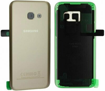 Samsung Galaxy A3-2017 SM-A320F tapa de bateria oro GH82-13636B