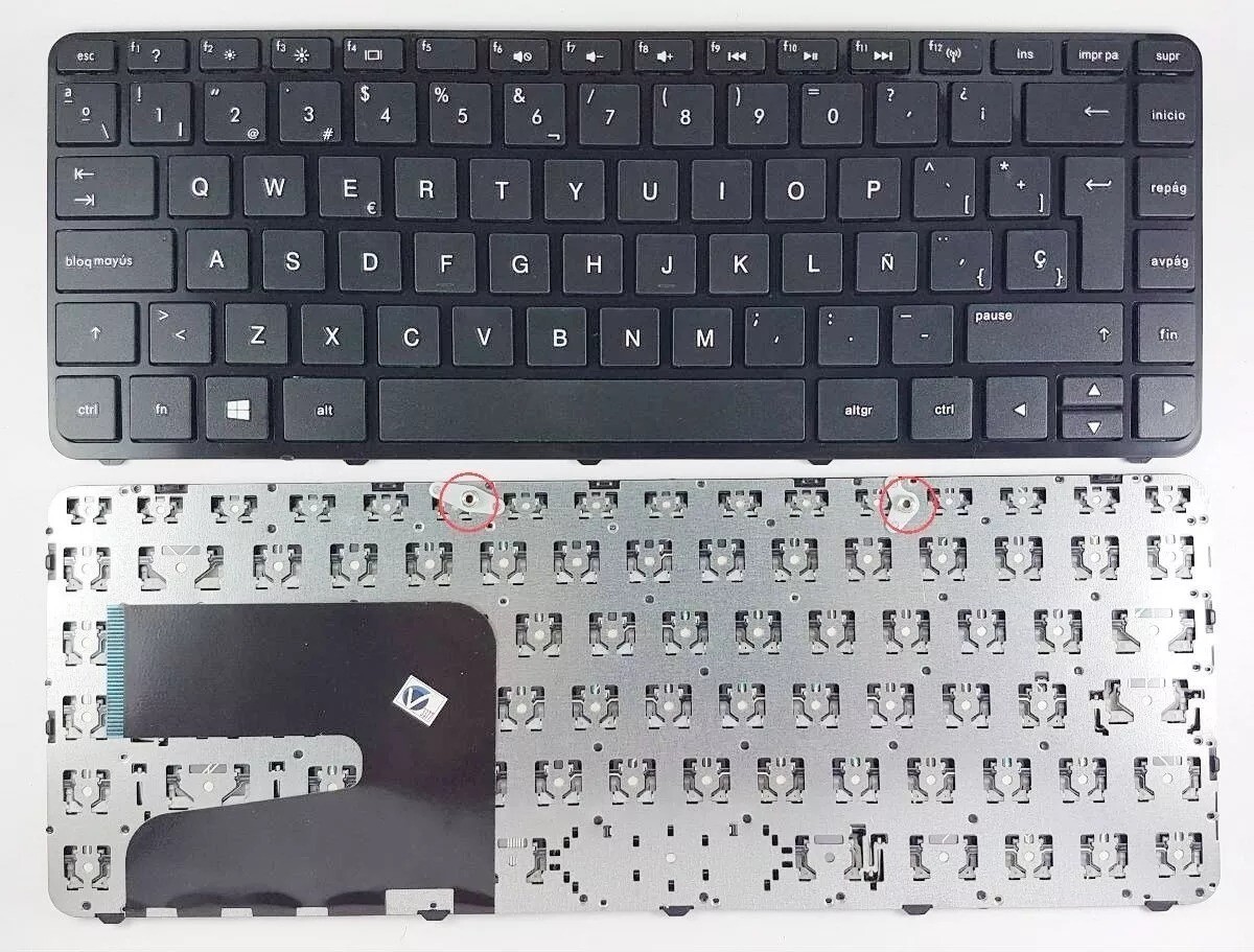 Teclado español negro con marco  HP Pavilion 14-N000 Series  741062-071  , 740102-071