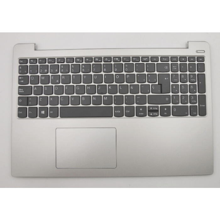 Cover Upper ( Cubierta Superior ) Platinum Grey + Teclado Español + Touchpad Lenovo IdeaPad 330S-15IKB Series 5CB0R07409 , SBB0R09291 , 5CB0R16743