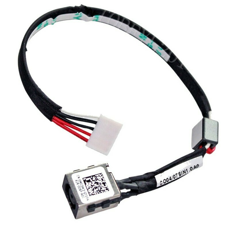 DC Power Jack​ con cable 14cm 5 pines W para Dell Inspiron 5540 5542 5545 5547 5548 , M03W3 P39F , CN-0M03E3