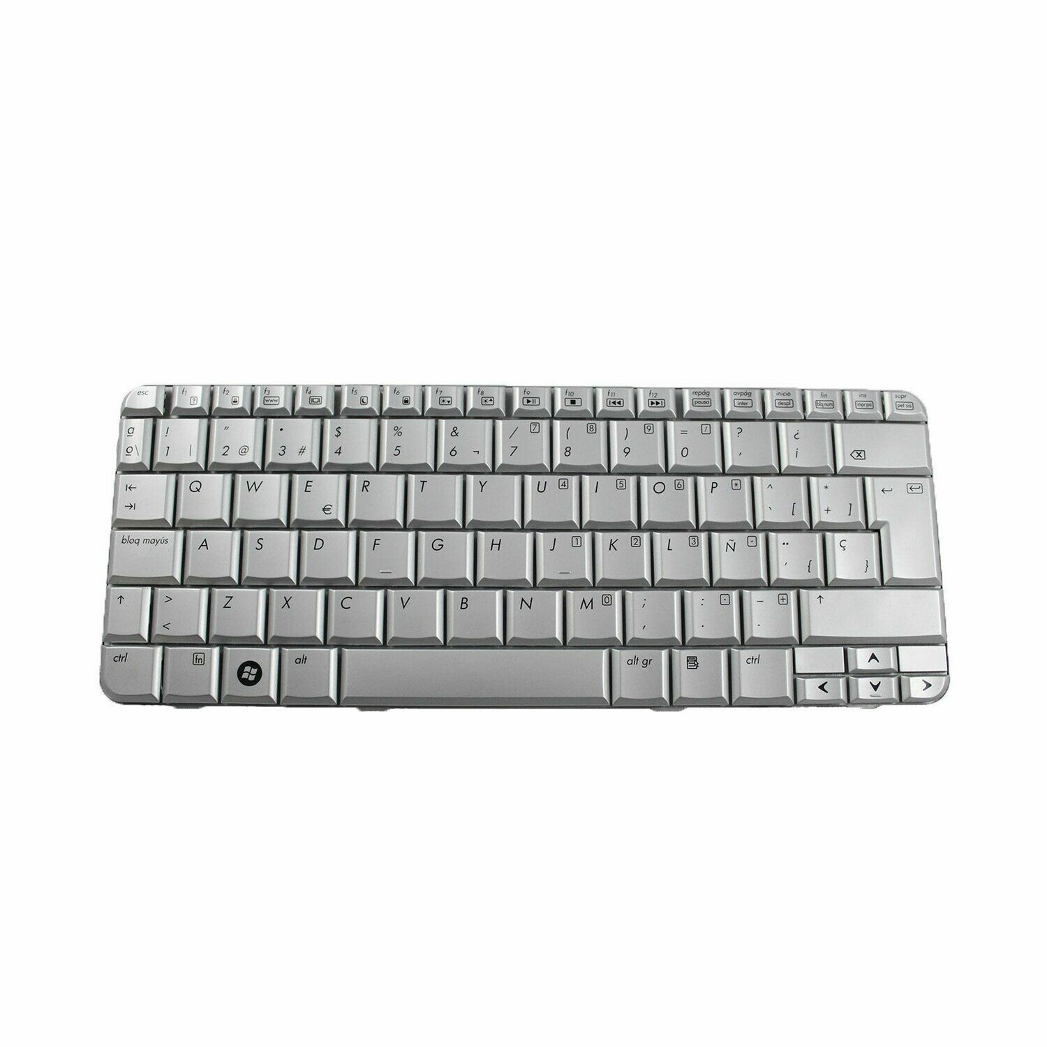 Teclado español plata HP Pavilion TX25XX , 464138-071 , TTS , V080646AK1