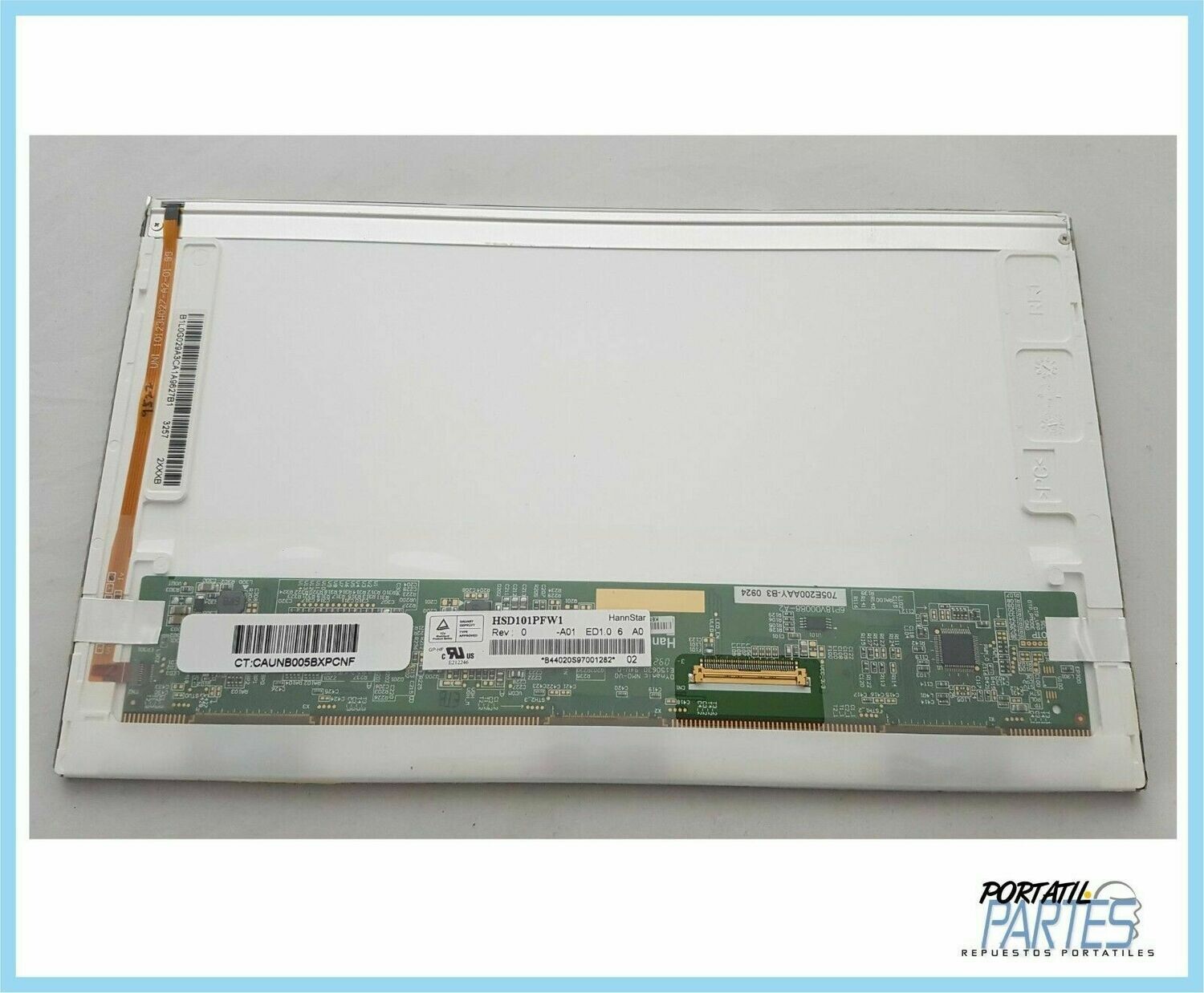 Pantalla 10.1" LED 40 Pines  Mate HD ( 1024 * 600 ) HSD101PFW1