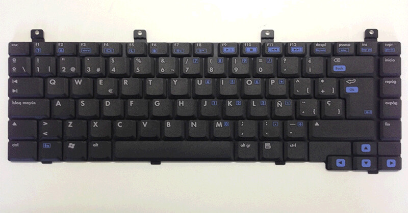 Teclado español negro HP Pavilion DV4000/4100/4200/4300/4400/V4000 383495-071