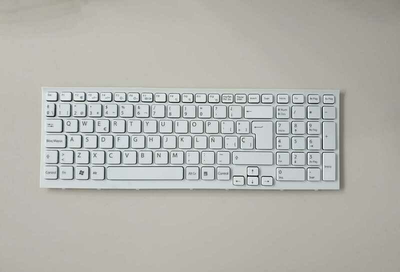 Teclado español blanco con marco Sony Vaio VPC-EB Series 148793041 MP-09L26E0-8861 012-107A-3172-A 148793461