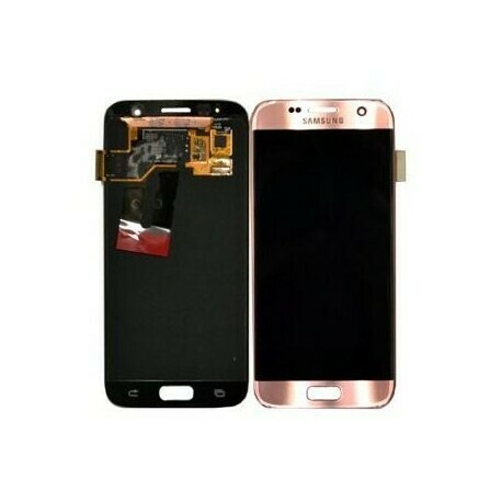 Pantalla Samsung Galaxy S7 SM-G930F LCD pink gold GH97-18523E