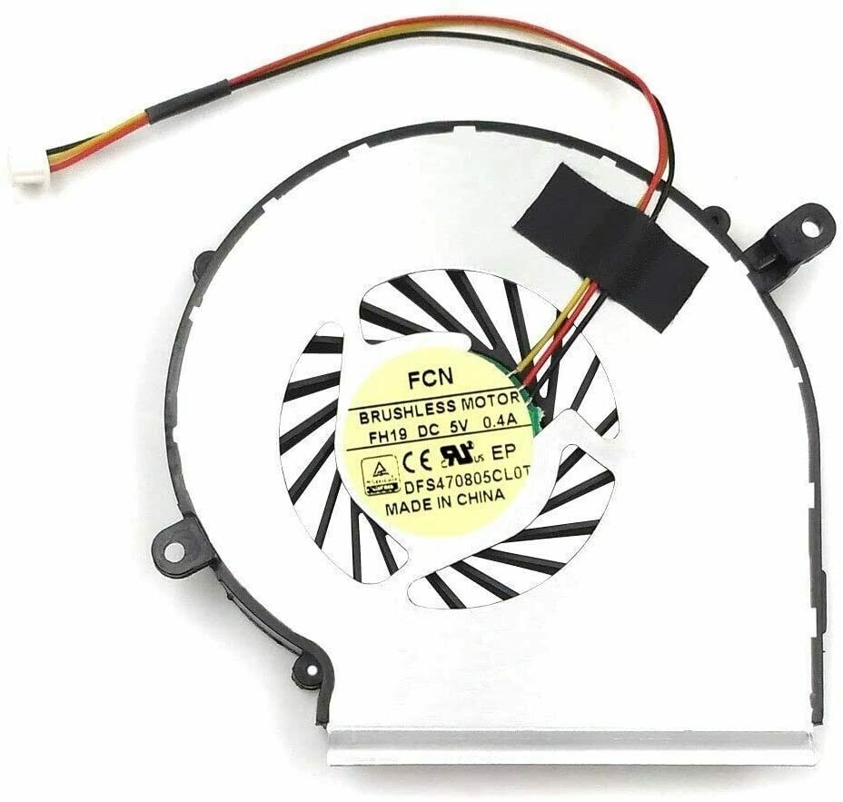 Ventilador CPU MSI  GE62, GE72, GL62, GL72, GP62, GP72, PE60, PE70  3 Pines DC5V PAAD06015SL-N302 N285 N317  , MSPF1053