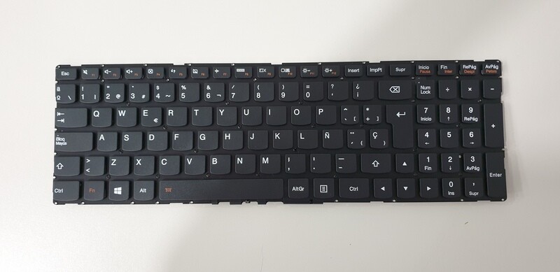 Teclado español negro Lenovo Z51-70, 500-15ACZ, 500-15ISK series ( sin marco )25214728,  35032732