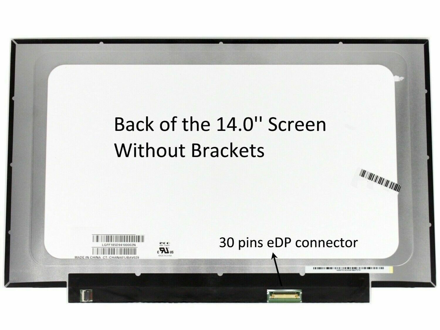 Pantalla  14.0" Slim 30 Pines  Mate FHD ( 1920 * 1080 ) NV140FHM-N4V V8.5