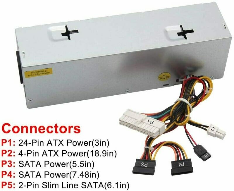 Fuente de alimentacion Dell Dell 3WN11 H240AS-00 240W ATX SFF M-ITX Power Supply D240A002L RV1C4 J50TW 2TXYM