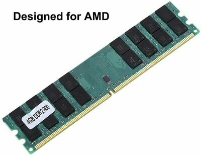 Memoria RAM DDR2 4GB AMD 800MHz 240Pin , Verde PC2-6400
