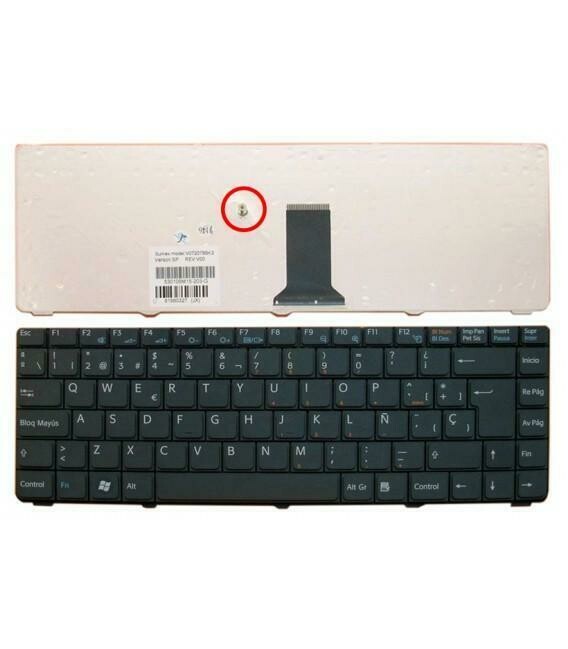 Teclado español negro Sony Vaio VGN-NS VGN-NR V072078BK2