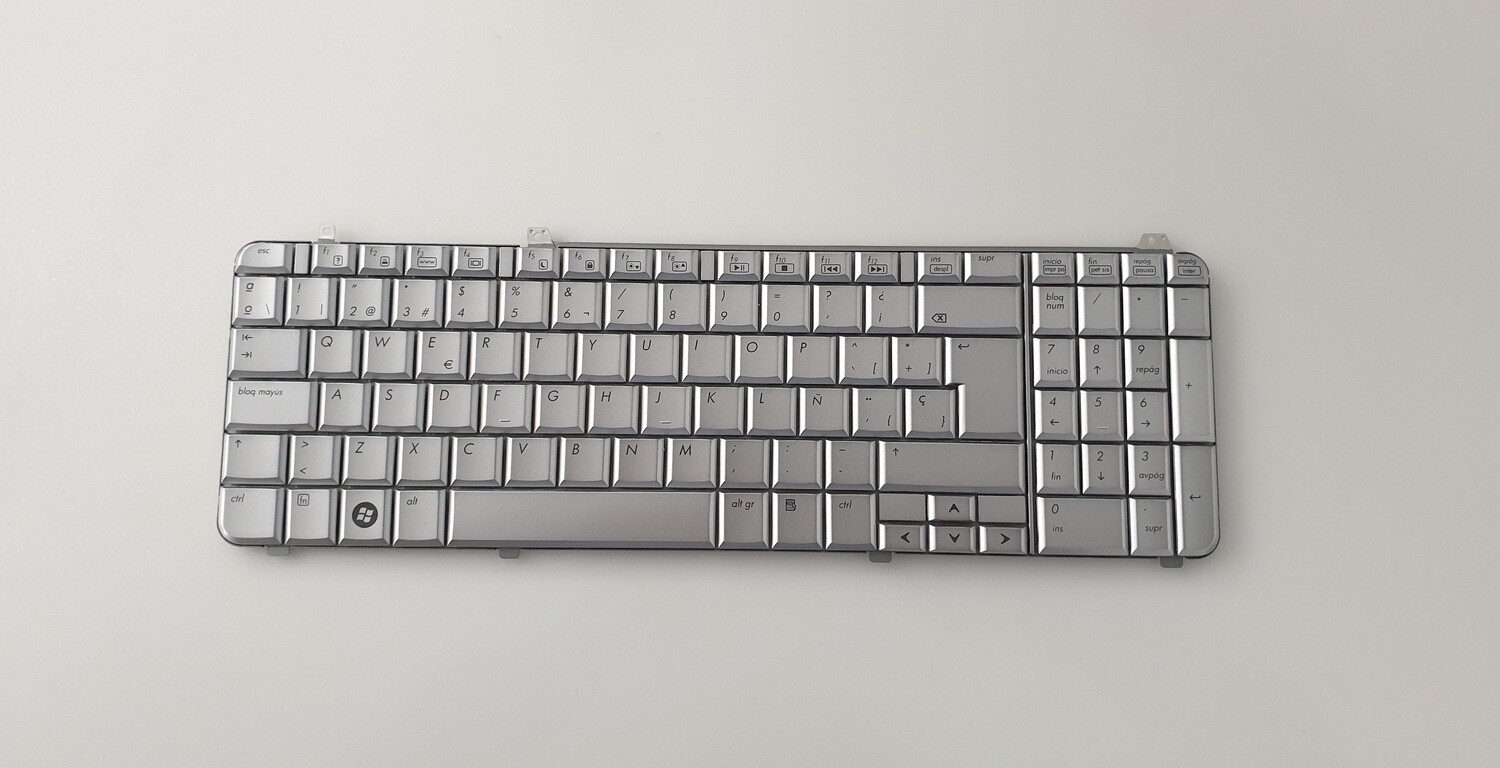 Teclado español plata Hp Dv6-1xxx AEUT3P00010 , 506538-071