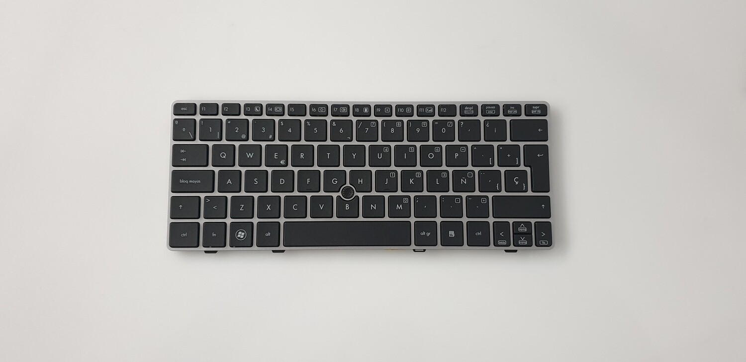 Teclado español negro con marco  HP Elitebook 2560P 2570P Series , 638512-071 6037B0055117 651390-071