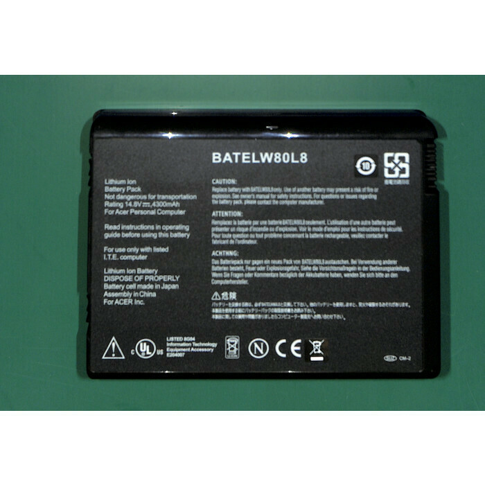 Bateria Original Acer Travelmate 2200 2201 2202 2203 -8C 4300mAh ,  BT.00803.002 , BATELW80L8