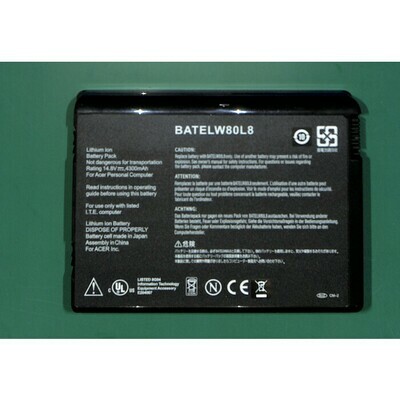 Bateria Original Acer Travelmate 2200 2201 2202 2203 -8C 4300mAh ,  BT.00803.002 , BATELW80L8