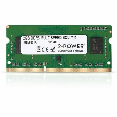 Memoria RAM 2-POWER 2GB DDR3 MULTISPEED DIMM (1066/1333/1600 MHz DDR3) MEM0801A
