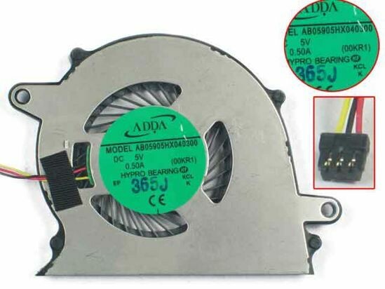 Ventilador CPU Sony Vaio TAP11 SVT112 SVT11217 SVT11218 SVT11227 UDQFVSH01CQU , AB05905HX040300