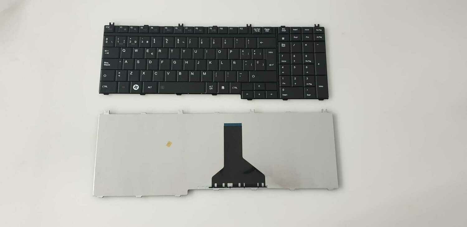 Teclado Español Black Toshiba Satellite A500, A505, A505D Series NAEBD3U00050 , 9J.N9282.W01