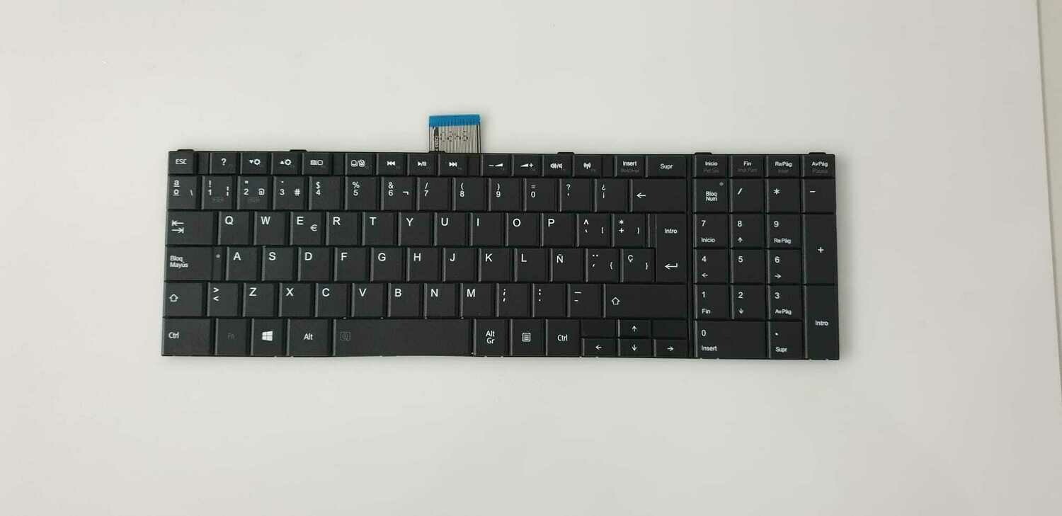 Teclado español negro Toshiba Satellite C850, L850,L855