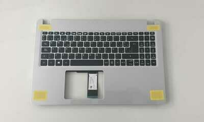 Cover upper ( Cubierta superior ) Silver+ teclado español Acer Aspire 5 A515-52G ,  6B.H5HN2.023