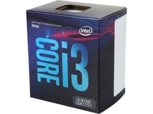 Procesador Intel Core i3 8100 3.6 GHZ Caché 6M LGA1151 , SR3N5