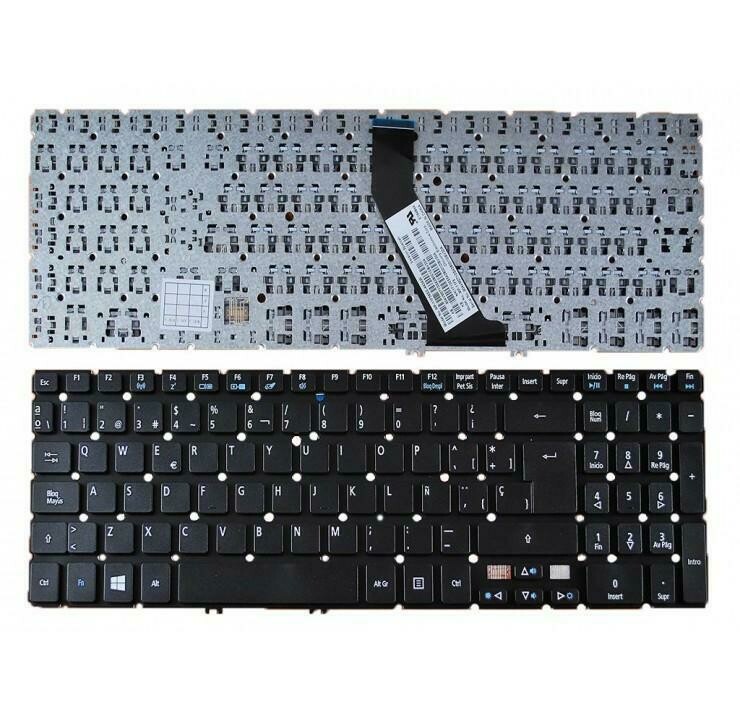 Teclado español negro Acer Aspire V5-531 V5-571 M5-581G M5-581T MP-11F56E0-4424W