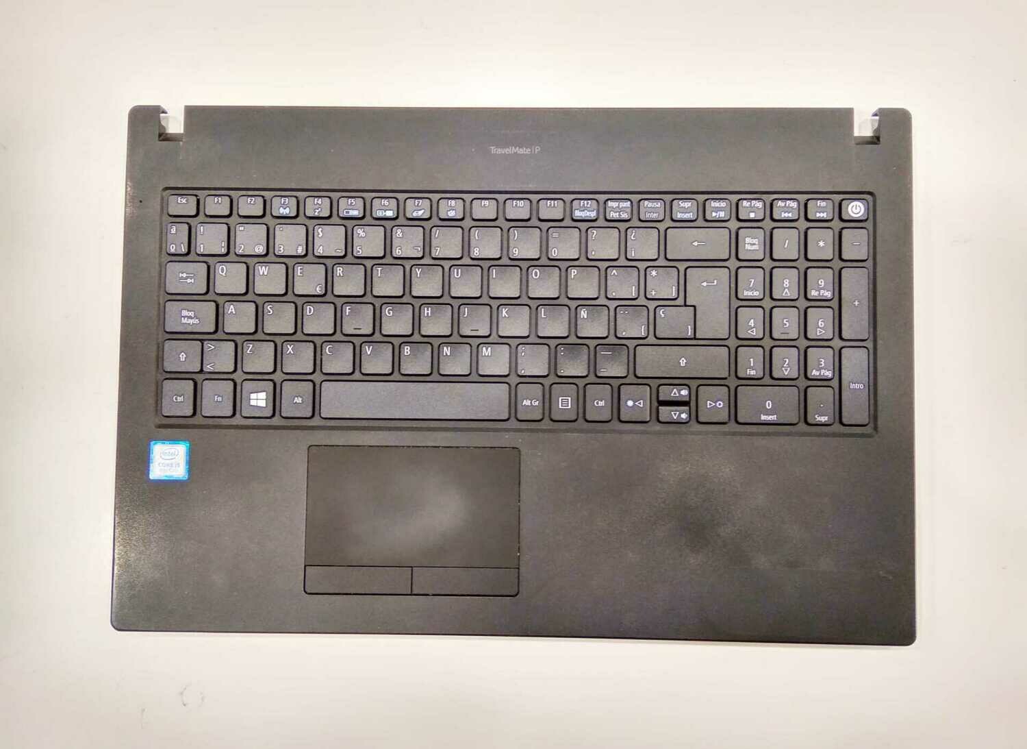 Cover upper Recuperado ( Cubierta superior ) Negro + teclado español + speakers + TouchPad  Acer TM P2510-G2-M 13N1-3PA04010A, 6B.VGAN5.009