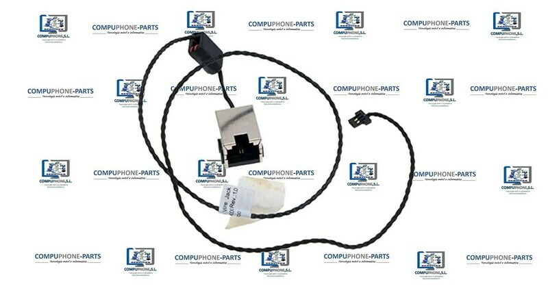Conector Jack RJ11 Modem con cable 43cm 2 Pines  Acer Aspire 5520G, 5720, 5220, 5310, 5315, 5520  50.AHE02.001, DC301001X00