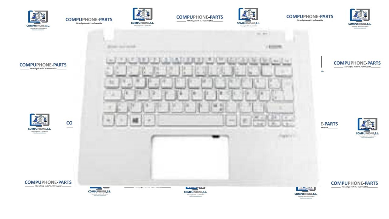 Cover upper (Cubierta superior ) blanco + teclado español Acer Aspire V3-371 - 60.MPHN1.012