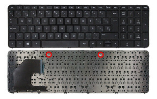 Teclado español negro con marco HP Pavilion 15-B Series, Español. Negro 701684-071 MP-12G63US-920 , 701684-281 , AEU36U00310