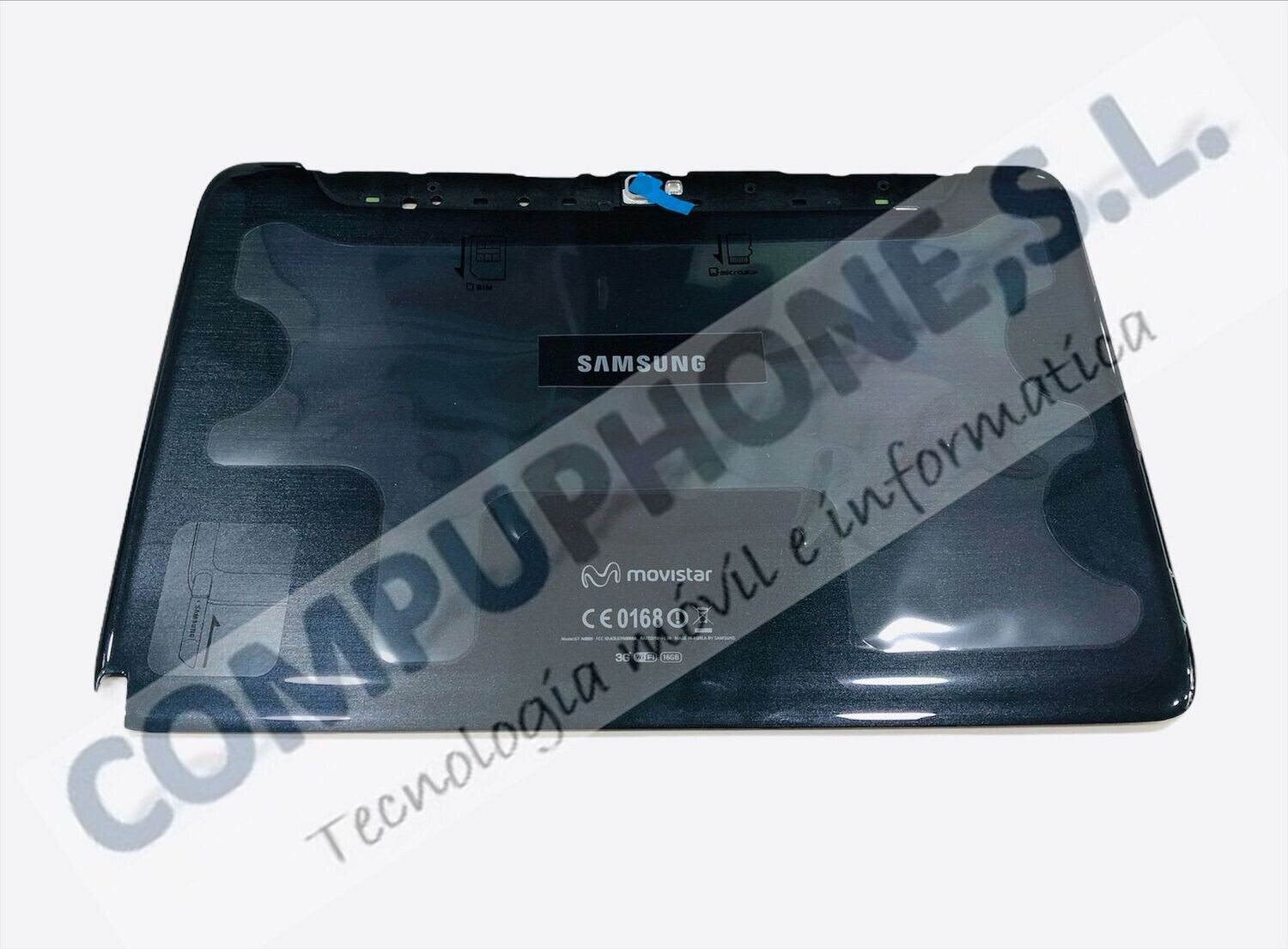 Tapa trasera Samsung Galaxy Note 10.1 GT-N8000 3G negro Nuevo 
GH98-24787A