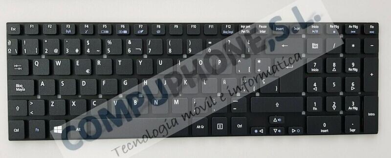 Teclado español negro Acer Aspire 5755 5830T E1-530  NK.I1713.060 , 5830-UK