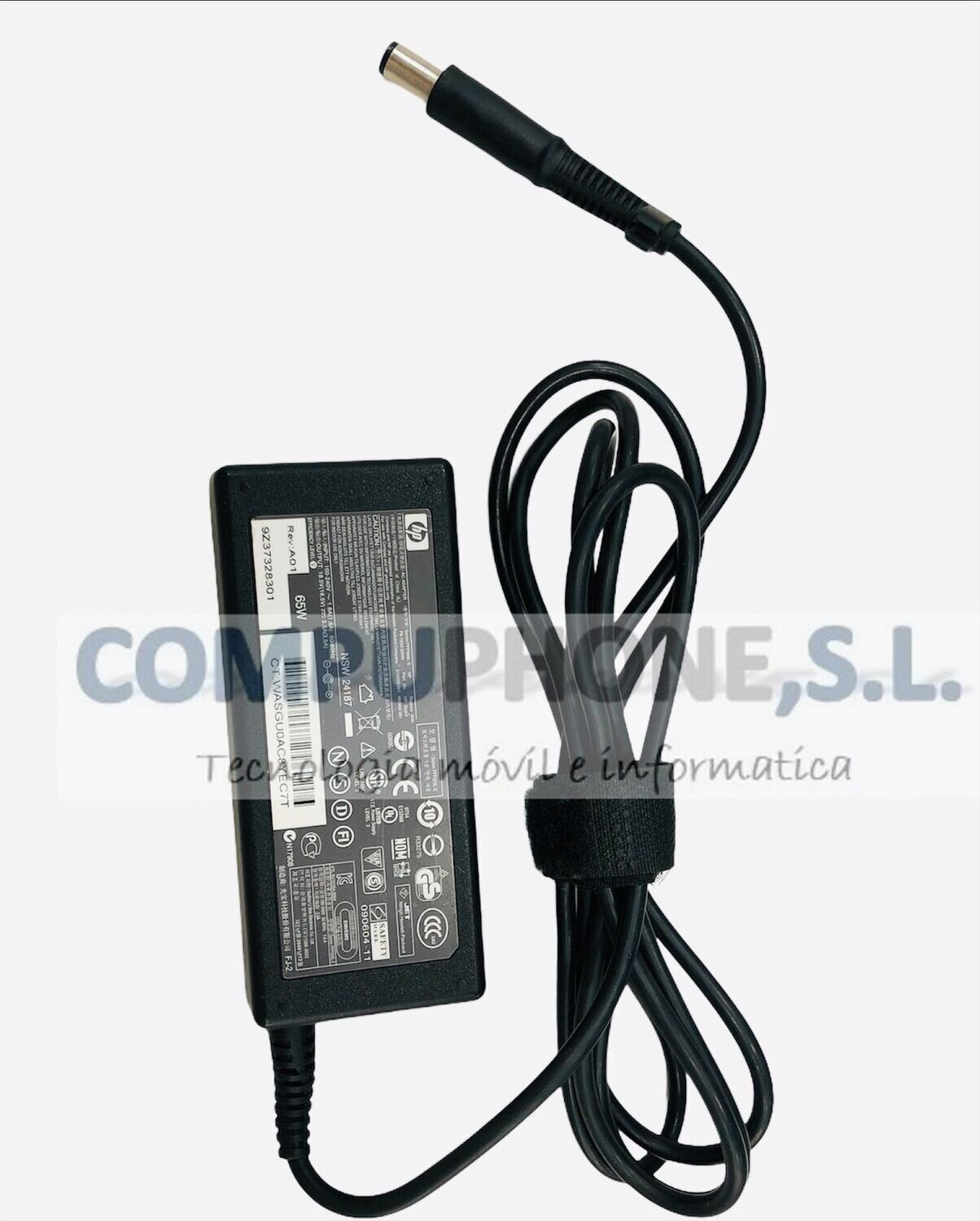Cargador Original HP 18.5V 3.5A 65W 7.4mm * 5.0mm  519329-001 463958-001