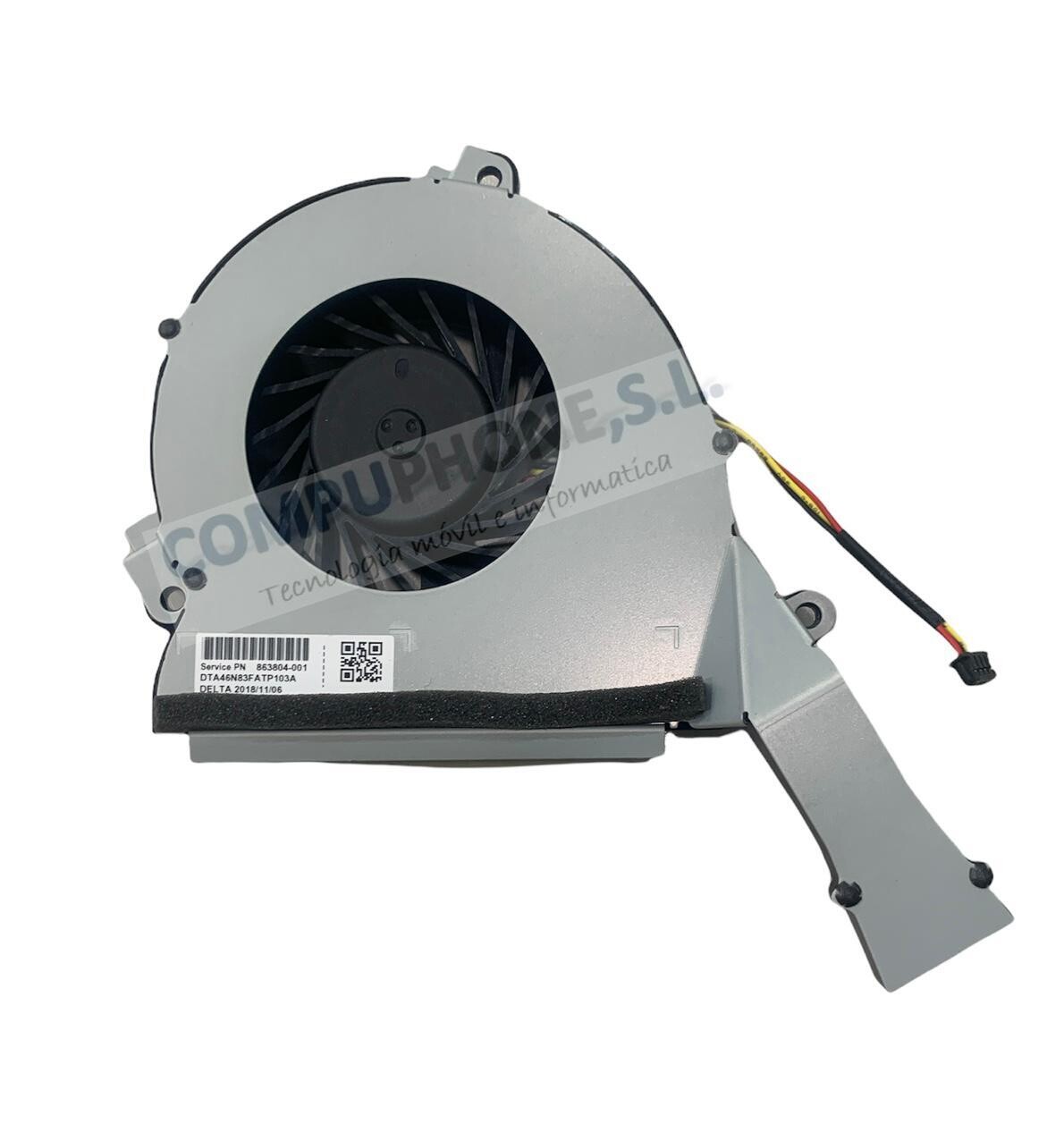 Ventilador CPU HP PAVILION ALL-IN-ONE  24-B 27-Aseries 863804-001
