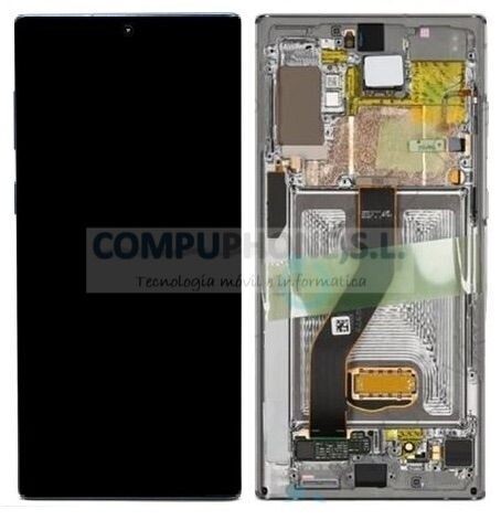 Pantalla Samsung Galaxy Note 10 SM-N970F LCD Silver GH82-20817C , GH82-20818C