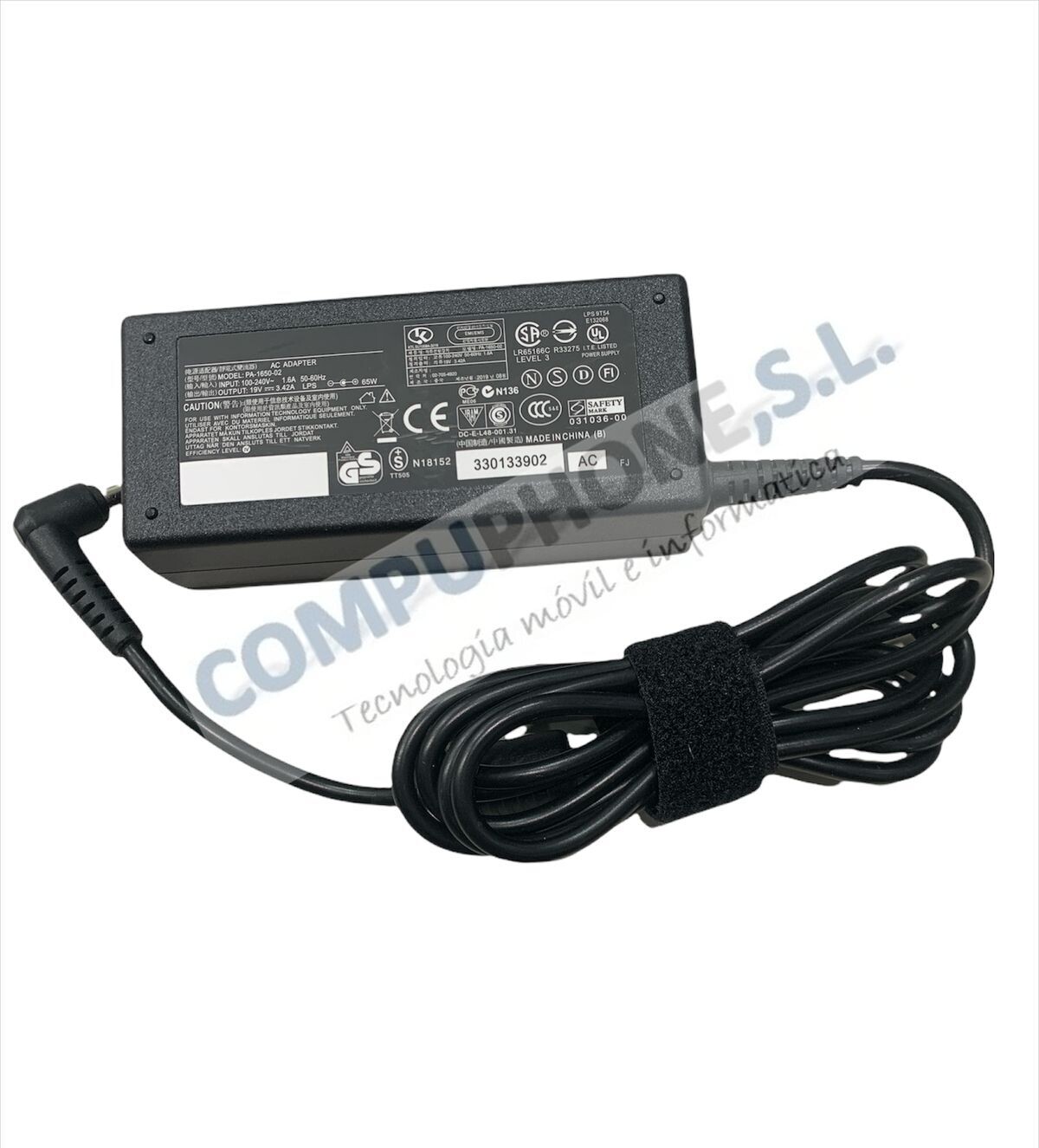 Cargador Acer 19V 3.42A 65W , 5.5mm x 1.7mm   PA-1650-02