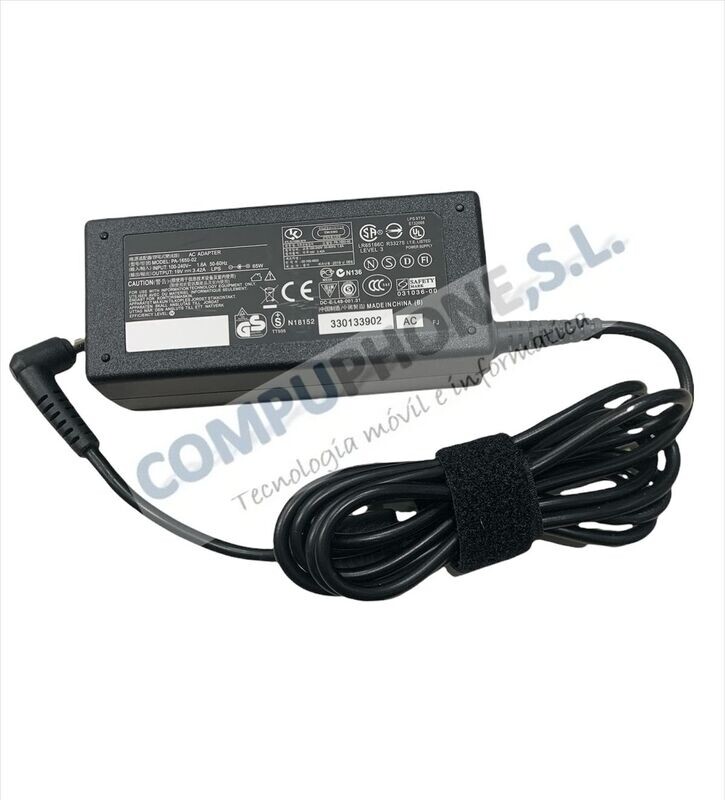 Cargador Acer 19V 3.42A 65W , 5.5mm x 1.7mm   PA-1650-02