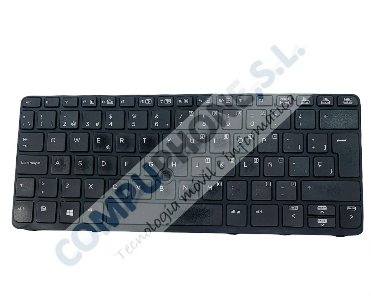 Teclado español negro HP W/POINT STICK W8 EliteBook 820 G1 730540-071
