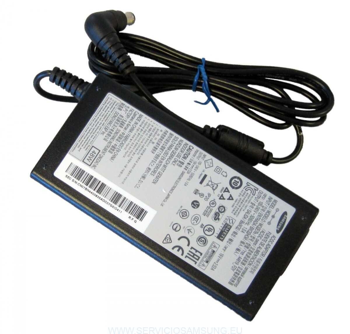 Cargador Original Samsung  19V 2.53A 48W 6.5mm * 4.4mm  A4819_FDY  , BN44-00835A , BN44-00838A