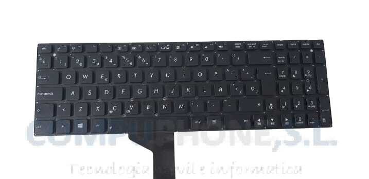 Teclado español negro Asus X550 Series  0KNB0-612SP00 , 0KNB0-6111SP00