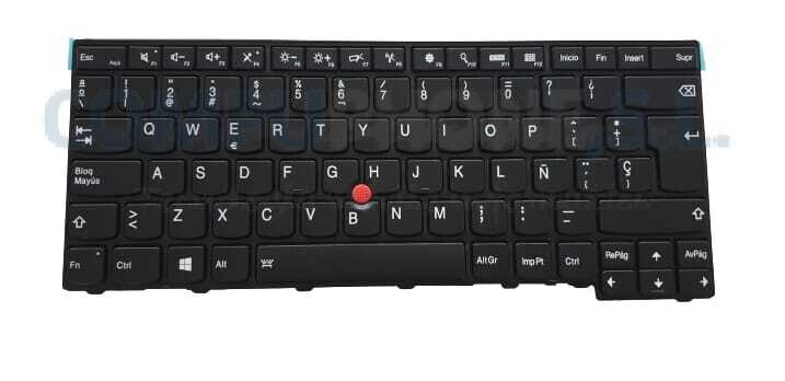 Teclado Español Black Retroiluminado + Pointstick Lenovo  ThinkPad T440 T440s T440p , SG-58850-2EA , CS13TBL , 04X0149