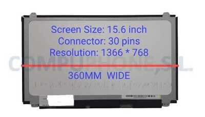 Pantalla 15.6" Slim 30 Pines Matte HD ( 1366 * 768 ) NT156WHM-N32 V8.0