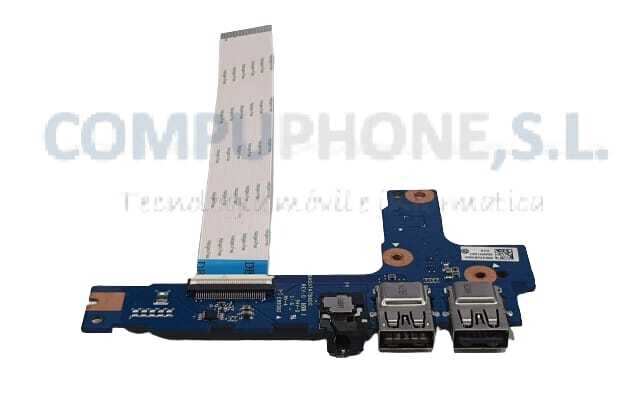Placa USB + Audio + Power Button +  Flex  HP PAVILION 17-ab 17-AB051SA series DAG37ATB8D0 , 857470-001