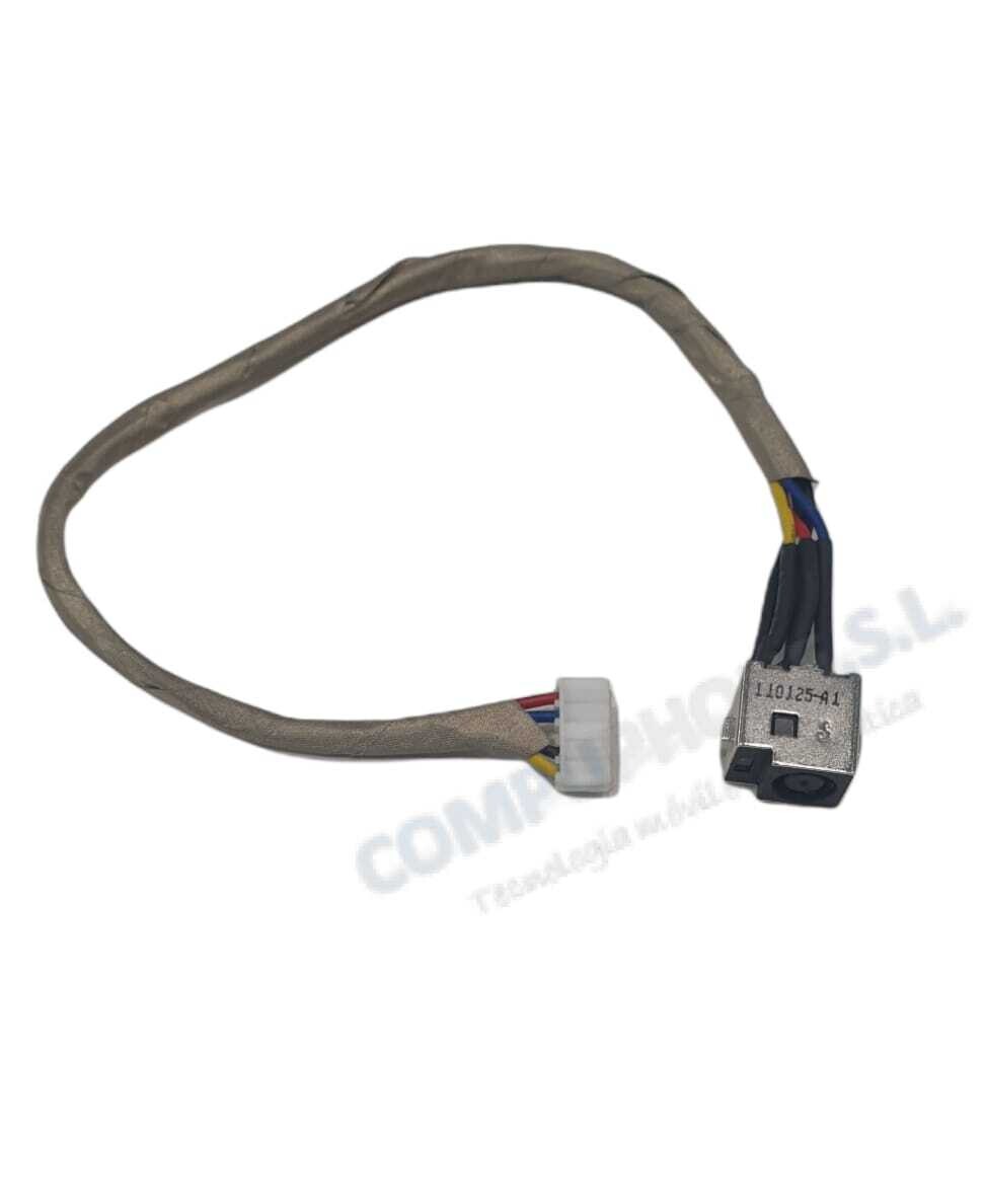 DC Power Jack​ con cable 24cm 5 pines  HP Pavilion DV4 Series ,  DC301003G00 , 486836-001 , 110125-A1