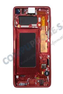 Pantalla Samsung Galaxy S10 SM-G973F  LCD red, GH82-18850H , GH82-18835H