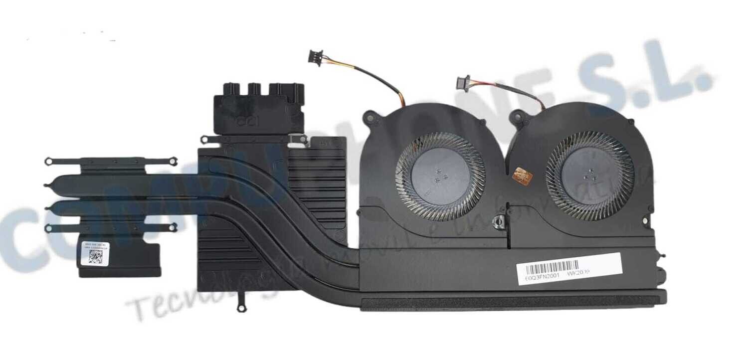 Ventilador CPU Acer Preda PH317-52 PH315-51 PH317-52 , 60.Q3FN2.001 , 60Q3FN2001