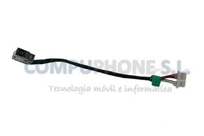 DC Power Jack​ con cable 13cm 8 pines W para HP 15-AC SERIES 799736-F57, 813945-001, 799736-S57