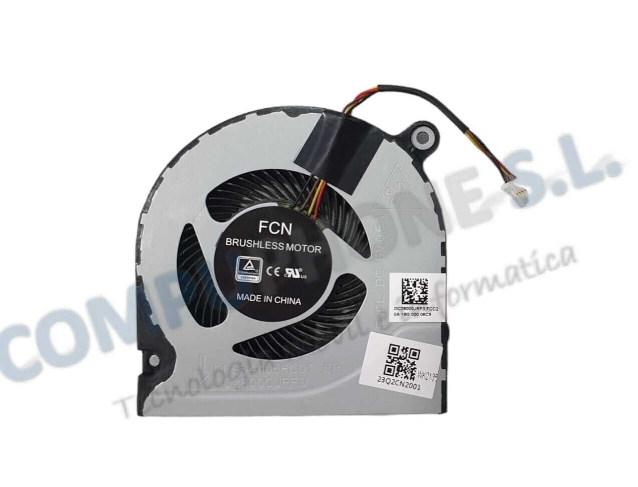 Ventilador Acer Aspire Nitro AN515-51 AN515-52 AN515-53 PH315-51 PH317-51 PH317-52 ,  23.Q2CN2.001 , DC28000JRF0 FCC2 , 0A 18G 000 06C9