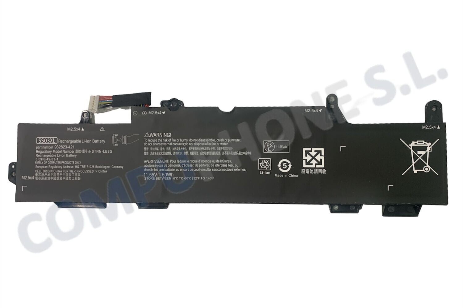 Bateria HP EliteBook 735 G5 Series 11.55V 4330mAh 50Wh SS03XL , 933321-855 , HSTNN-IB8C , 932823-421